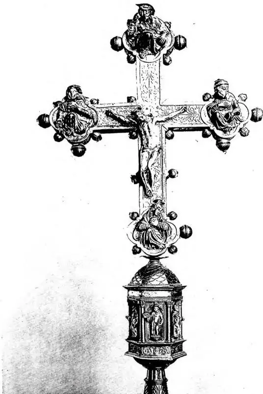 PROCESSIONAL CROSS BY BARTOLOMEO ROSECCI (a. 1575) L'Aquila, Museum.