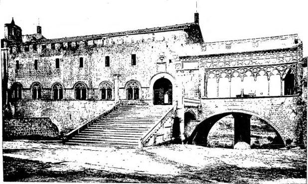 PAPAL PALACE AND LOGGIA (13th and 14th cent.) - Viterbo.