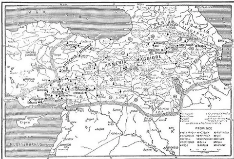 Historical-ecclesiastical map of A. and of Cilicia.