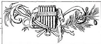 SOME EMBLEMS OF ACADEMIES: 1. Arcadia; 2. One of the emblems of the a. of S. Luca; 3. Ancient emblem of the Lincei (from ms. Linceo IV, fol. 244r); 4. One of the emblems of the Virtuosi al Pantheon; 5. Pontificia a. di Archeologia (drawing by G. Valadier, early 19th cent.).