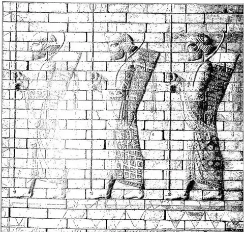 Archers of the palace of Darius I - Paris, Louvre.
