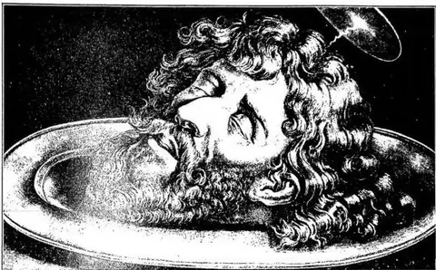 Head of St. John the Baptist by T. G. Fürstenberg (17th century).