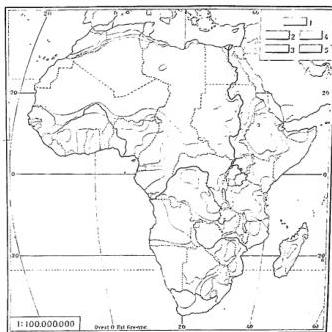1. Uninhabited areas - 2. Less than 1 inhab. per sq km. - 3. From 1 to 10 inhab. per sq km. - 4. From 10 to 25 inhab. per sq km. - 5. Over 25 inhab. per sq km.