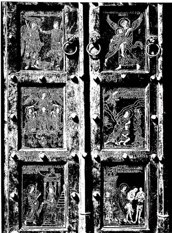 DOUBLE DOOR OF THE SANCTUARY OF S. MICHAEL (a. 1076) Monte S. Angelo (Gargano).