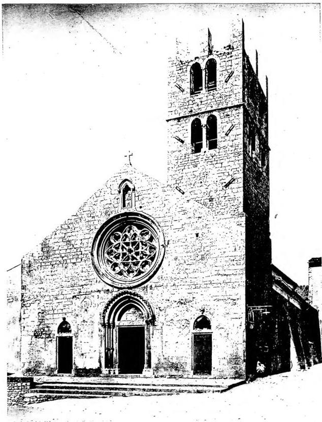 FACADE OF THE CHURCH OF S. MARIA MAGGIORE (14th cent.).