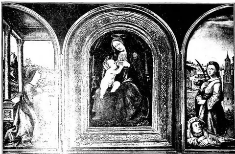 Triptych in the Poldi-Pezzoli Museum - Milan.