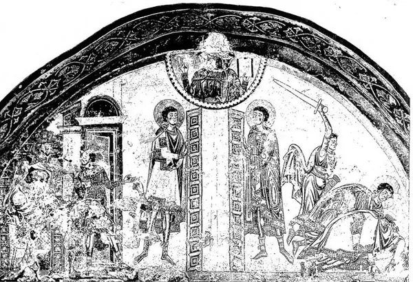 MARTYRDOM OF SS. JOHN AND PAUL Spoleto, Church of SS. Giovanni e Paolo.