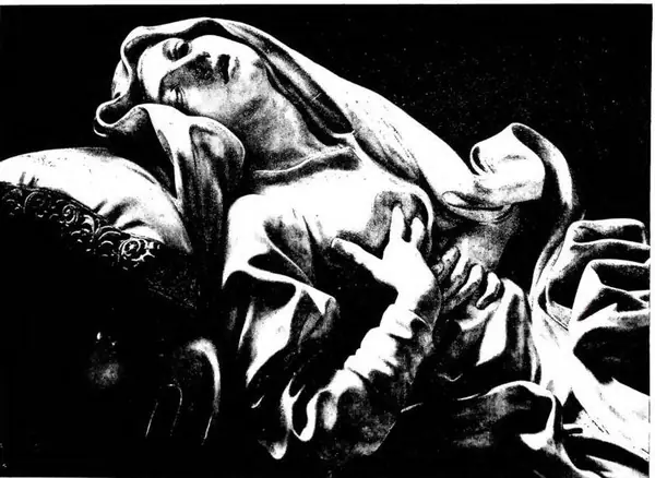 (br. Alborn) PARTICOLARE DELLA STATUA, DI G. L. BERNINI Roma, Chiesa di S. Francesco a Ripa.
