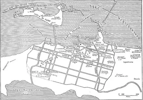 Archaeological plan.