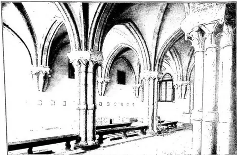 Chapter hall of the abbey of Casamari (13th century).