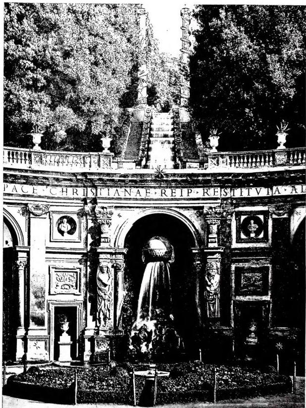 CASCADE AND HEMICYCLE BY G. DALLA PORTA