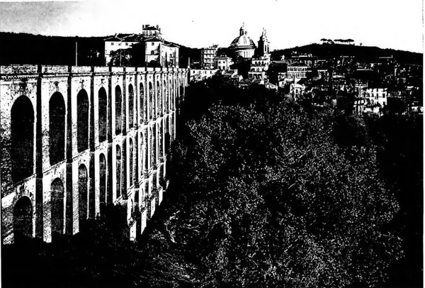 PONTE DELL'ARICCIA built by Pius IX.