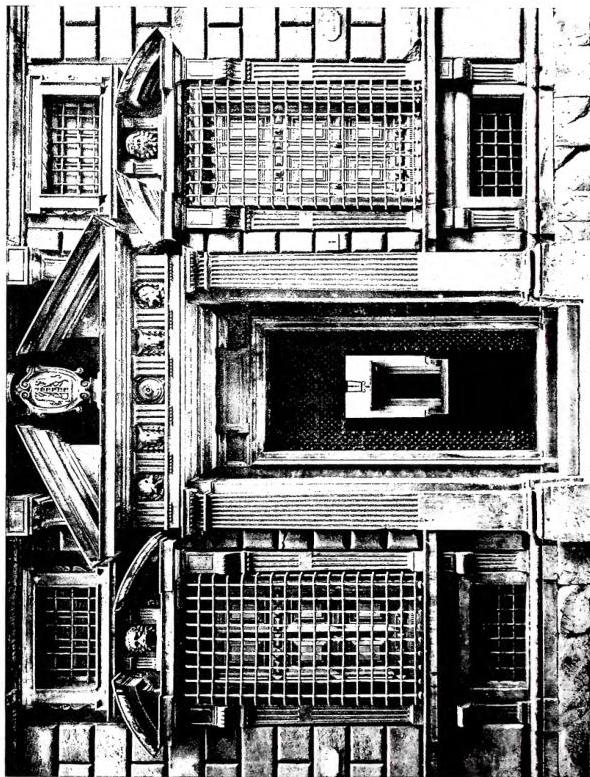DETAIL OF THE PALAZZO CAMBIASO - Genoa.