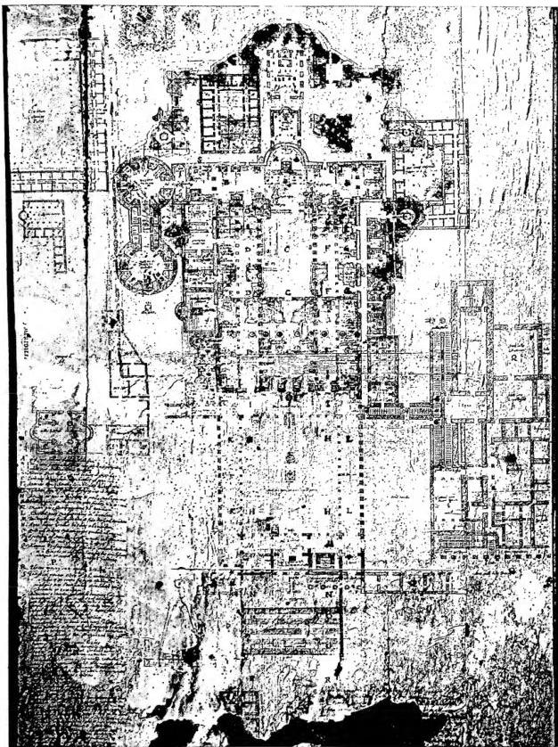 PLAN OF THE BASILICA OF ST. PETER (1590).