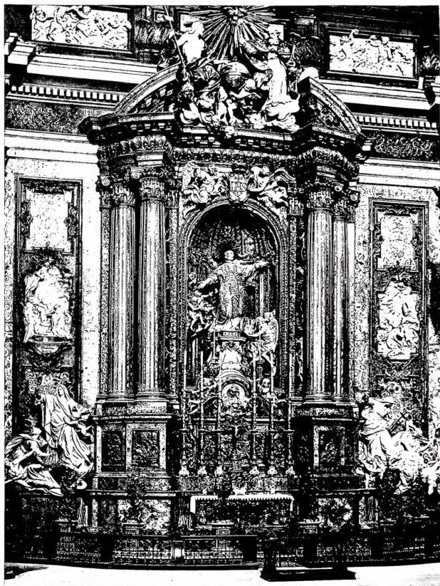 ALTAR OF ST. IGNATIUS, by A. Pozzo (17th cent.)
