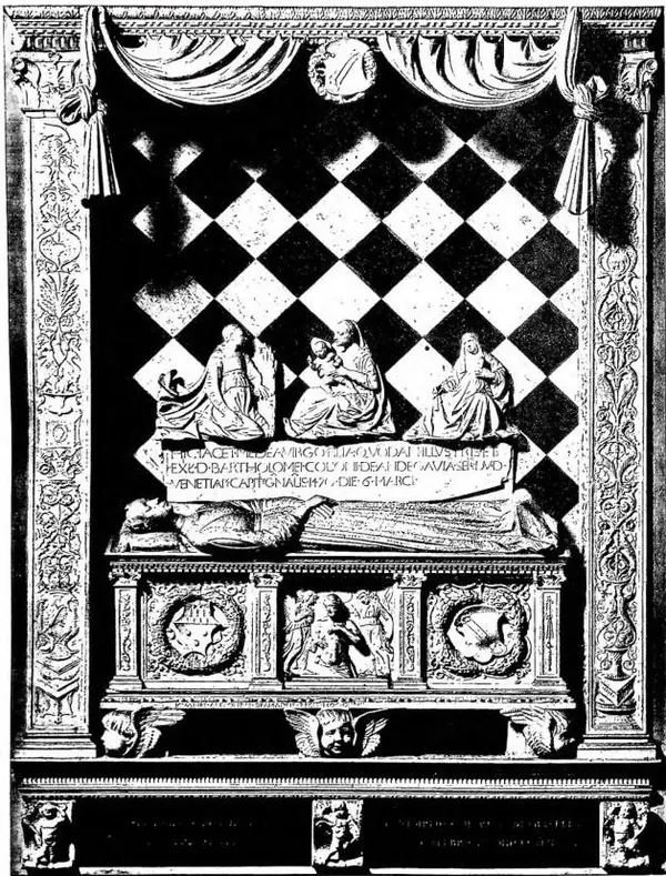 MONUMENT OF MEDEA COLLEONI Bergamo, Colleoni chapel.