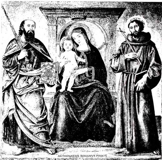 ANTHONATIVS ROMANVS PINXIT