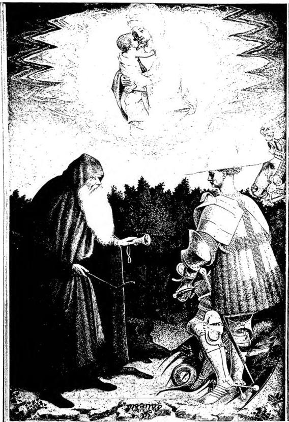 THE VIRGIN IN GLORY WITH ST. GEORGE AND ST. ANTHONY ABBOT