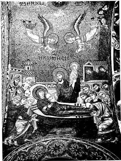 DEATH OF THE VIRGIN - CHRIST TAKES HER SOUL INTO HEAVEN - LAMENTATION OF THE APOSTLES