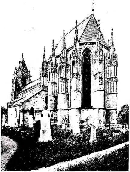 Left: PARISH CHURCH of Deutsch Altenburg (13th-14th cent.). Right: PARISH CHURCH IN A MILITARY REFUGE (15th cent.). Weissenkirchen near Krems.