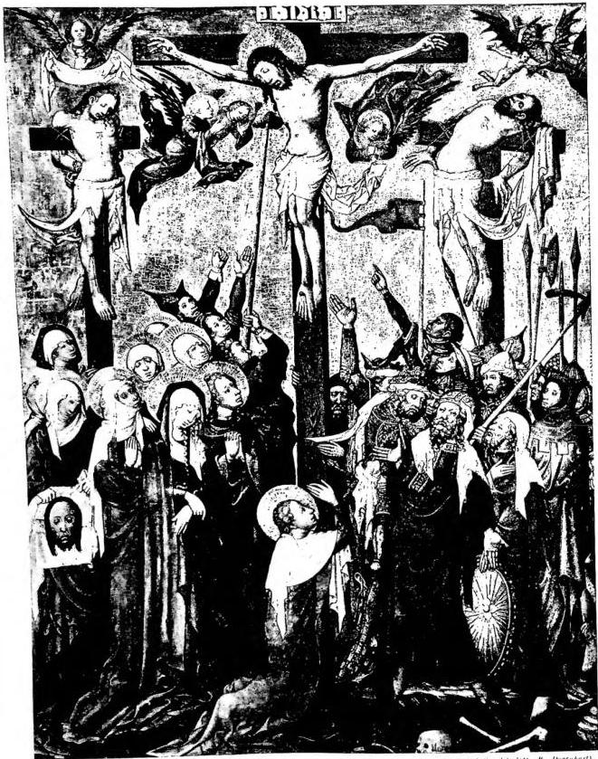 by Hans von Tübingen (ca. 1450). Altar from Wiener Neustadt – Linz, museum.