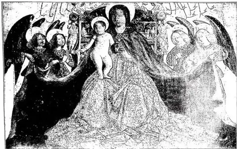 Madonna with Child and Angels, by Angelillo Arguccio (1468) - Cathedral.