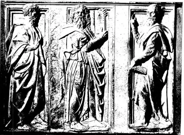 PROPHETS Bas-relief in the museum of the Opera del Duomo - Florence.