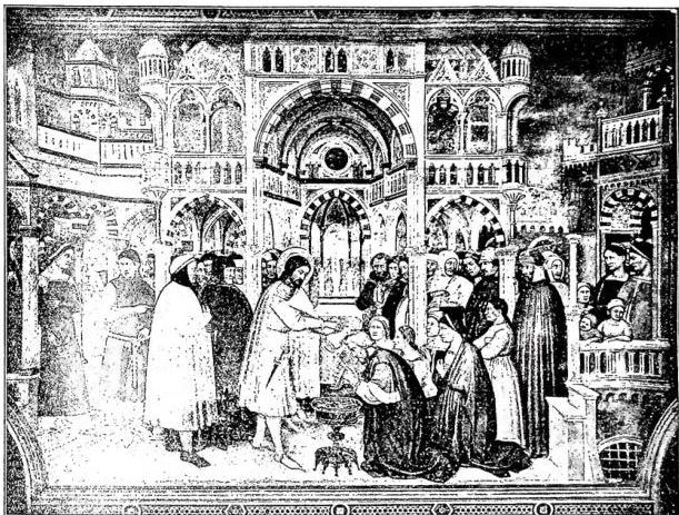 B. del re Sevio. Affresco di Altichiero e Iscopo Avanzi (sec. XIV) - Padova, oratorio di S. Giorgio.