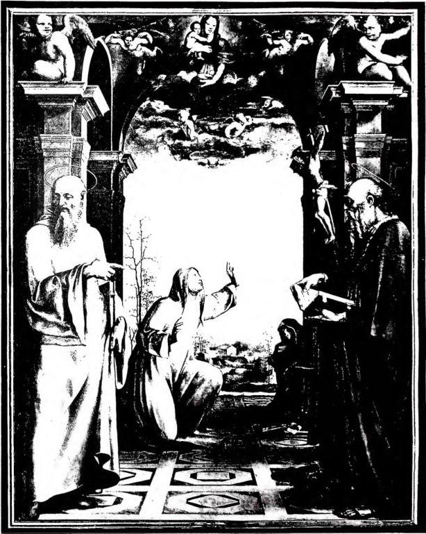 ST. CATHERINE RECEIVES THE STIGMATA