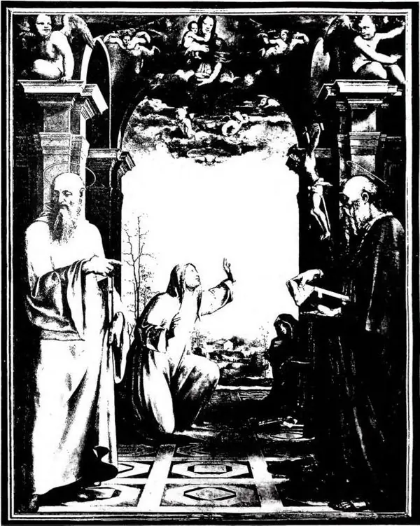 ST. CATHERINE RECEIVES THE STIGMATA Siena, Accademia di Belle Arti.