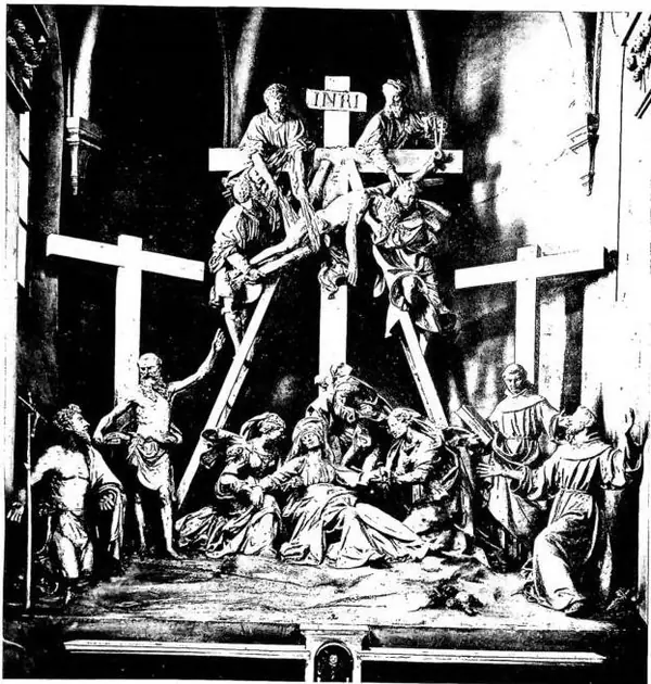 JESUS TAKEN DOWN FROM THE CROSS Modena, church of S. Francesco.