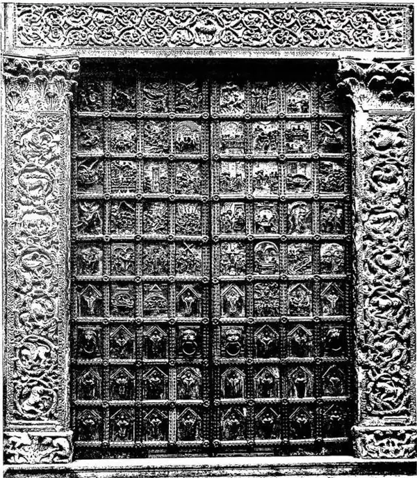 PORTA DI BRONZO DELLA CATTEDRALE (inizio del sec. XIII)