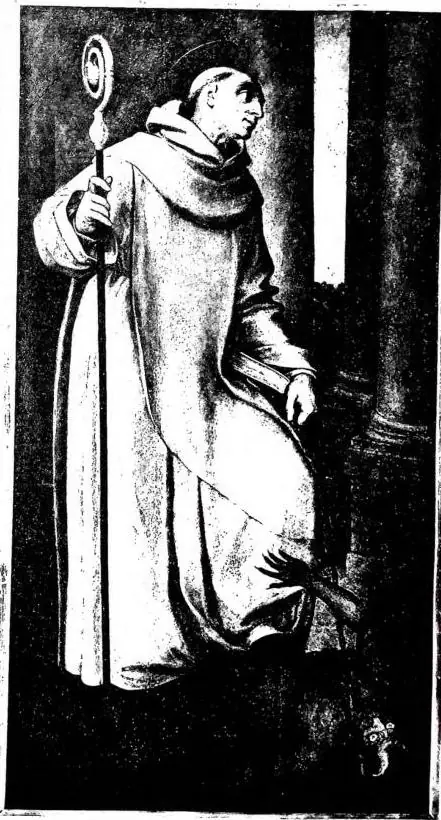 S. BERNARDO DI CHIARAVALLE Dipinto di Sebastiano del Piombo (sec. XVI) - Vaticano, pinacoteca.