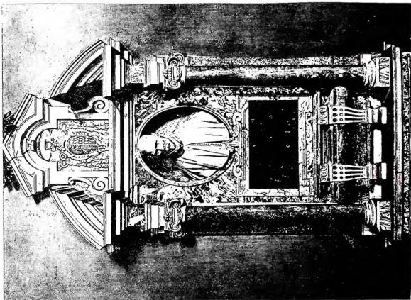 Left: FACADE OF THE CHURCH OF S. ANDREA AL QUIRINALE - Rome.