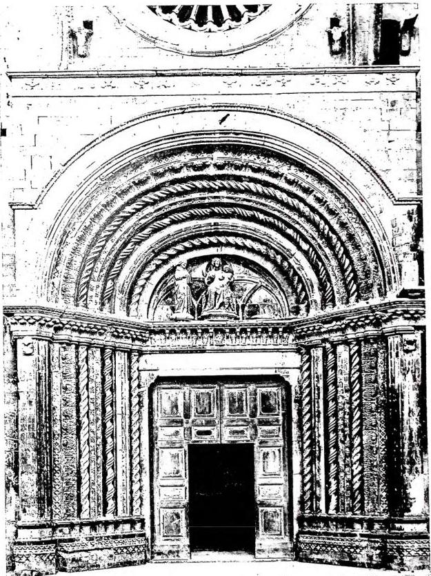 PORTAL OF THE CHURCH OF S. VENANZIO (14th cent.).