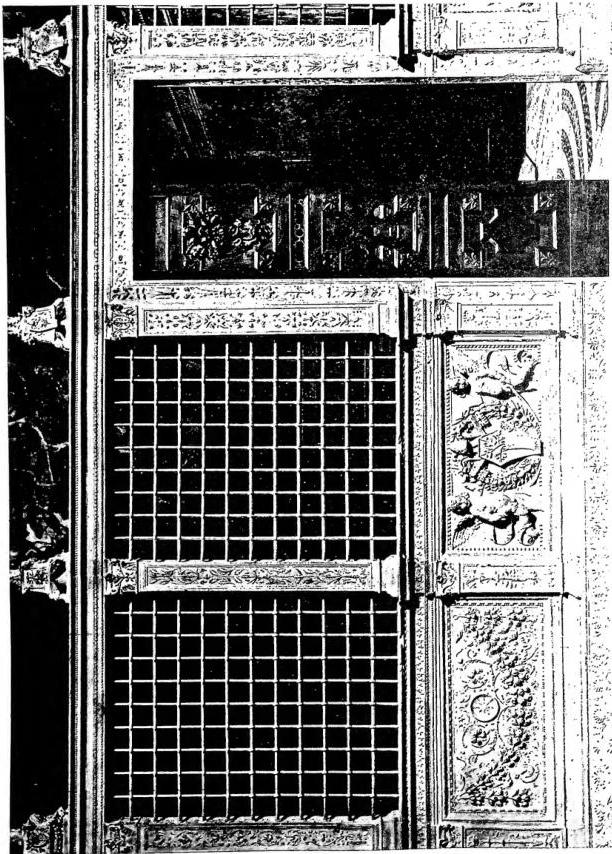 MARBLE GATE OF THE SISTINE CHAPEL, work by G. Dalmata and Mino del Reame (1481-83).