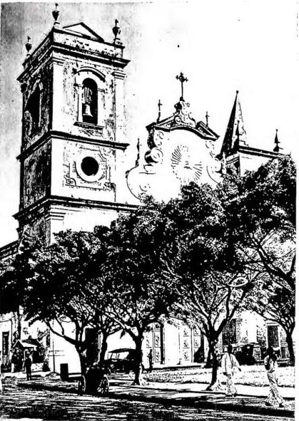 Left: CHURCH OF ST. FRANCIS OF ASSISI (18th cent.) - São João do Rey. Right: CHURCH OF N. S. DEL ROSARIO (18th cent.) - Bahia.