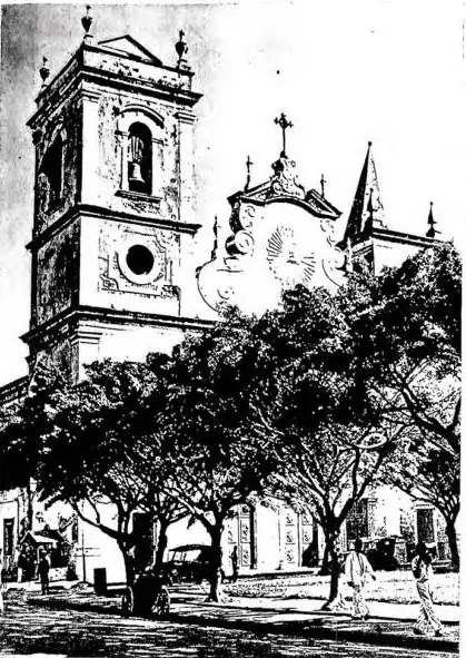 Left: CHURCH OF ST. FRANCIS OF ASSISI (18th cent.) - São João do Rey. Right: CHURCH OF N. S. DEL ROSARIO (18th cent.) - Bahia.