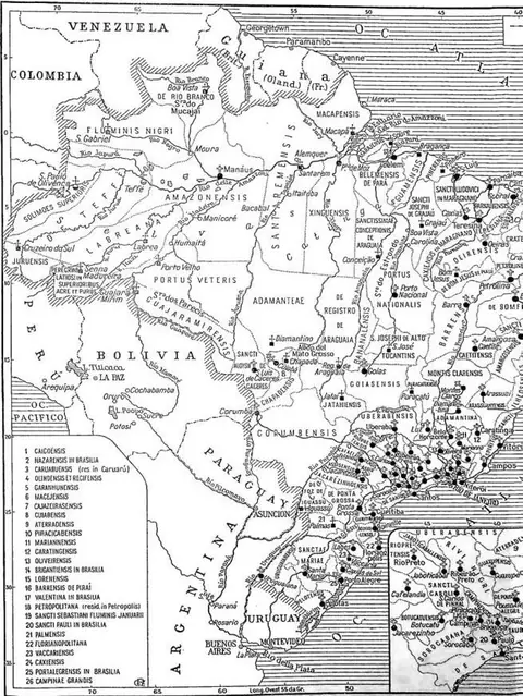 ECCLESIASTICAL CIRCUMSCRIPTIONS - 1. State borders; 2. Borders of ecclesiastical circumscription