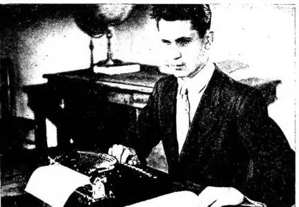 Above left: TRANSCRIPTION FROM BRAILLE in black with an ordinary typewriter. Above right: A TELEPHONE SWITCHBOARD WITH ACOUSTIC SIGNALS. Below left: STUDY OF ARCHITECTURAL FORMS IN A CLOISTER. Below right: STUDY OF MUSIC ON A BRAILLE TEXT.