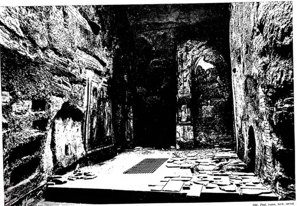 BASILICA OF SS. FELICE E ADAUTTO (6th cent.) - Rome, cemetery of Commodilla.