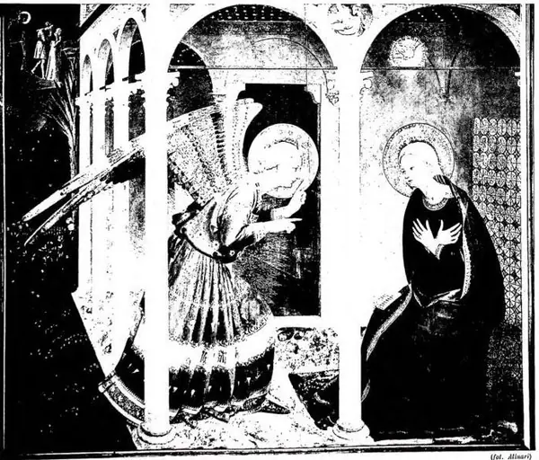 ANNUNCIATION BY BEATO ANGELICO Church of the Gesù.