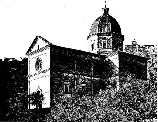 CHURCH OF S. MARIA DELLE GRAZIE AL CALCINAIO Architecture by Francesco di Giorgio Martini (1485).