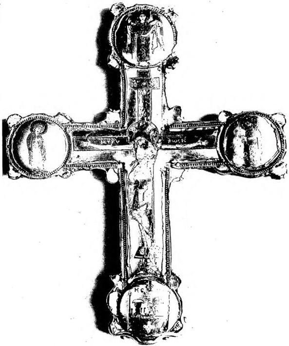 · CROSS OF SICULO-NORMAN ART with Byzantine enamels