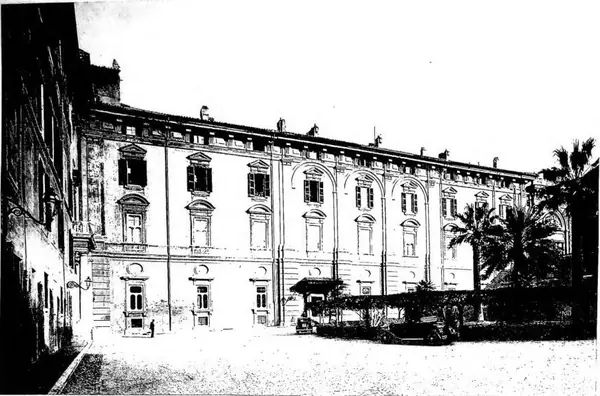 INTERNAL FACADE OF THE PALAZZO COLONNA (16th cent.) - Rome