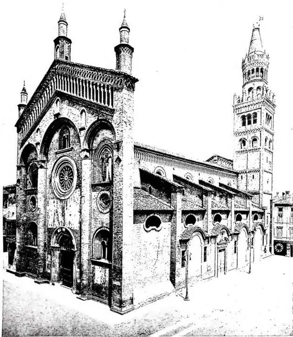 FACCIATA DEL DUOMO (sec. XIII-XIV) E CAMPANILE (sec. XVII).
