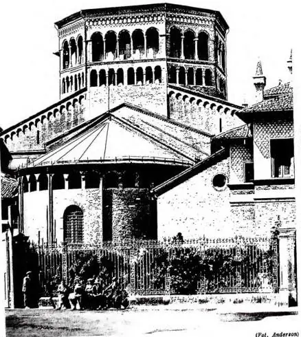 BAPTISTERY OF S. GIOVANNI (early 12th cent.) - Galliano. APSE AND TRIBUNE OF S. AMBROGIO (9th cent.) - Milan.
