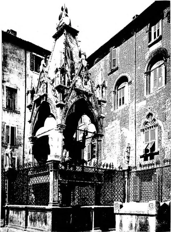 TOMB OF MASTINO II (14th cent.) - Verona, Arche Scaligere.
