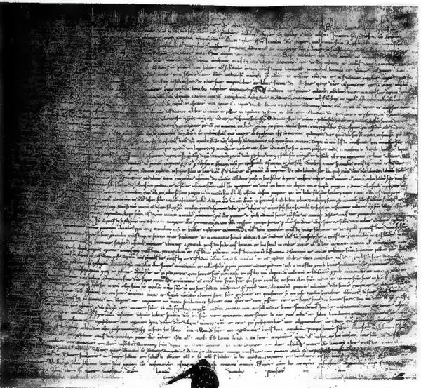 BULL WITH WHICH POPE HONORIUS III APPROVES THE RULE OF THE FRIARS MINOR (29 Nov. 1223) - Assisi, archive of the basilica of St. Francis.
