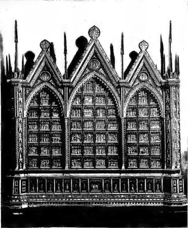 TRIPTYCH IN CARVED BONE (1400-1409).